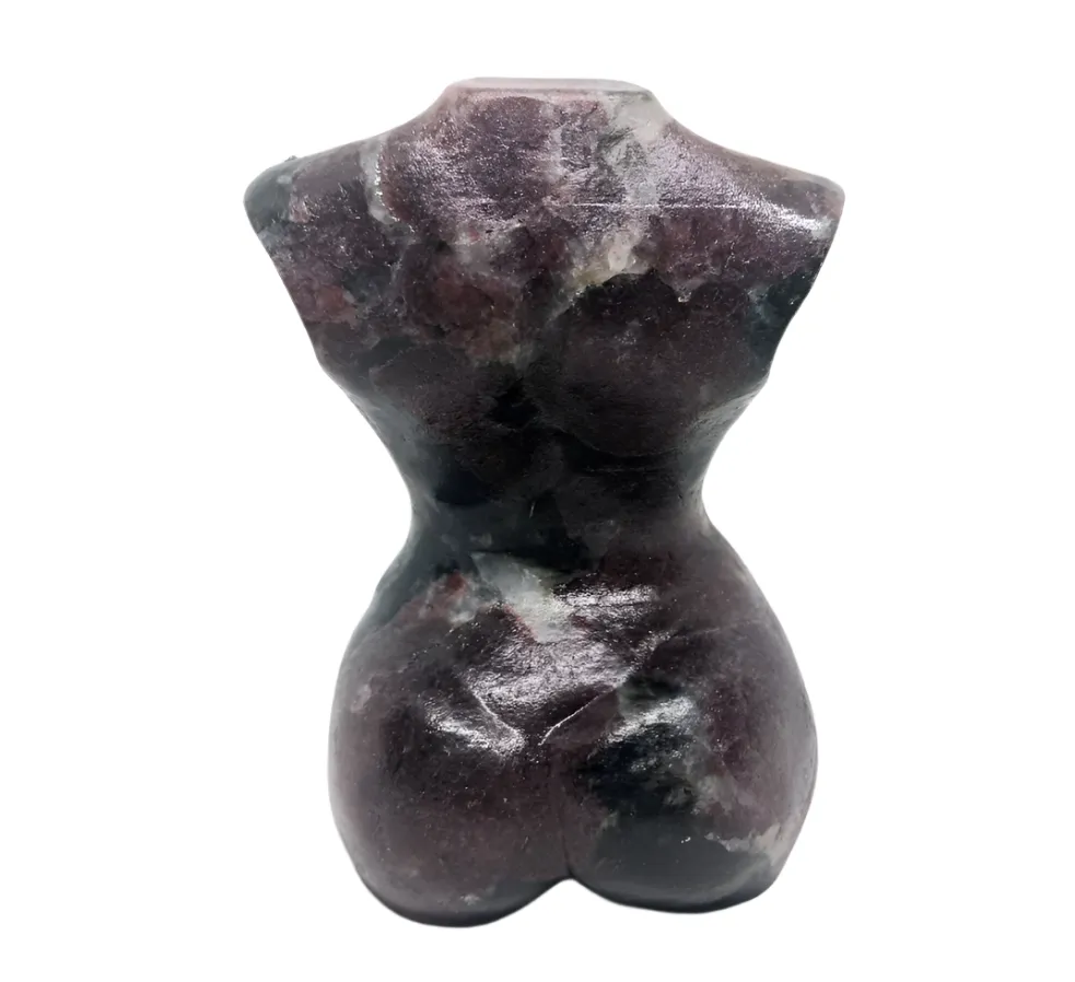 674G Firework Garnet Lady Body with Skull in Belly