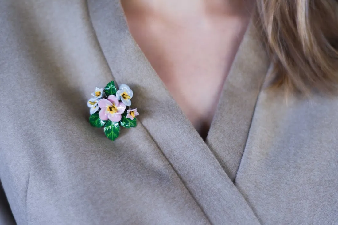 925 Silver Forget-me-Not Brooch (Atelier)