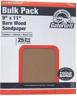 9X11 GARNET C-WT 220BULK SANDPAPER