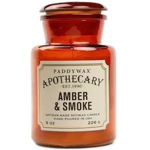 Apothecary Amber Glass Candle Amber & Smoke 8oz