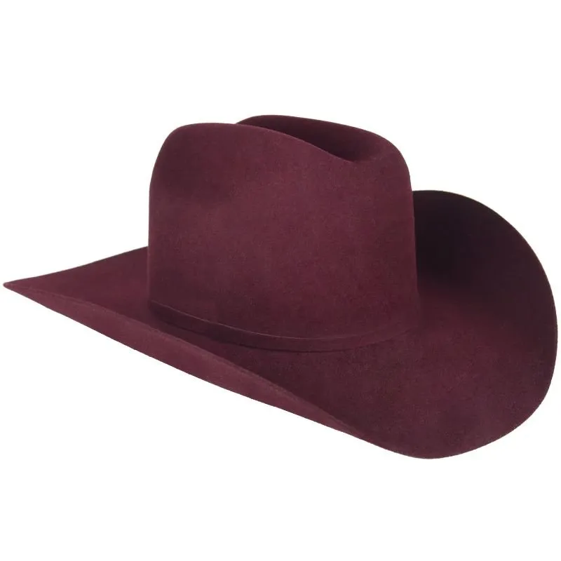 Bailey 4X Burgundy Fur Felt Cowboy Hat