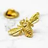 Bee Happy Gold Plated Brooch