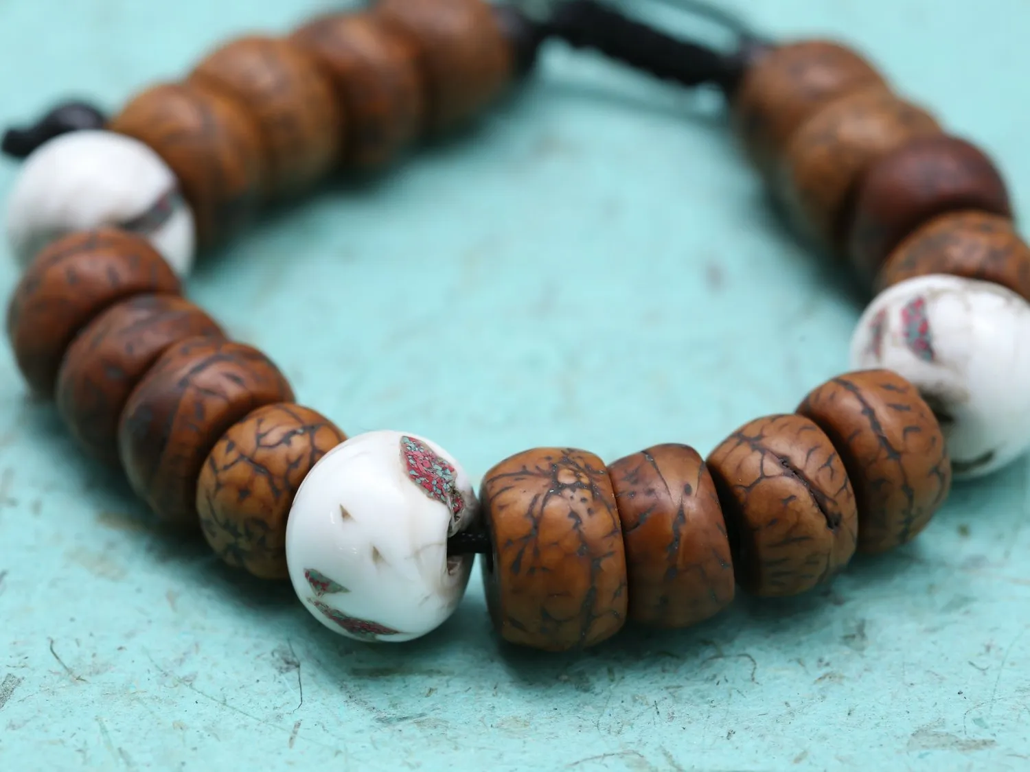 Bold Bodhi and Naga Wrist Mala