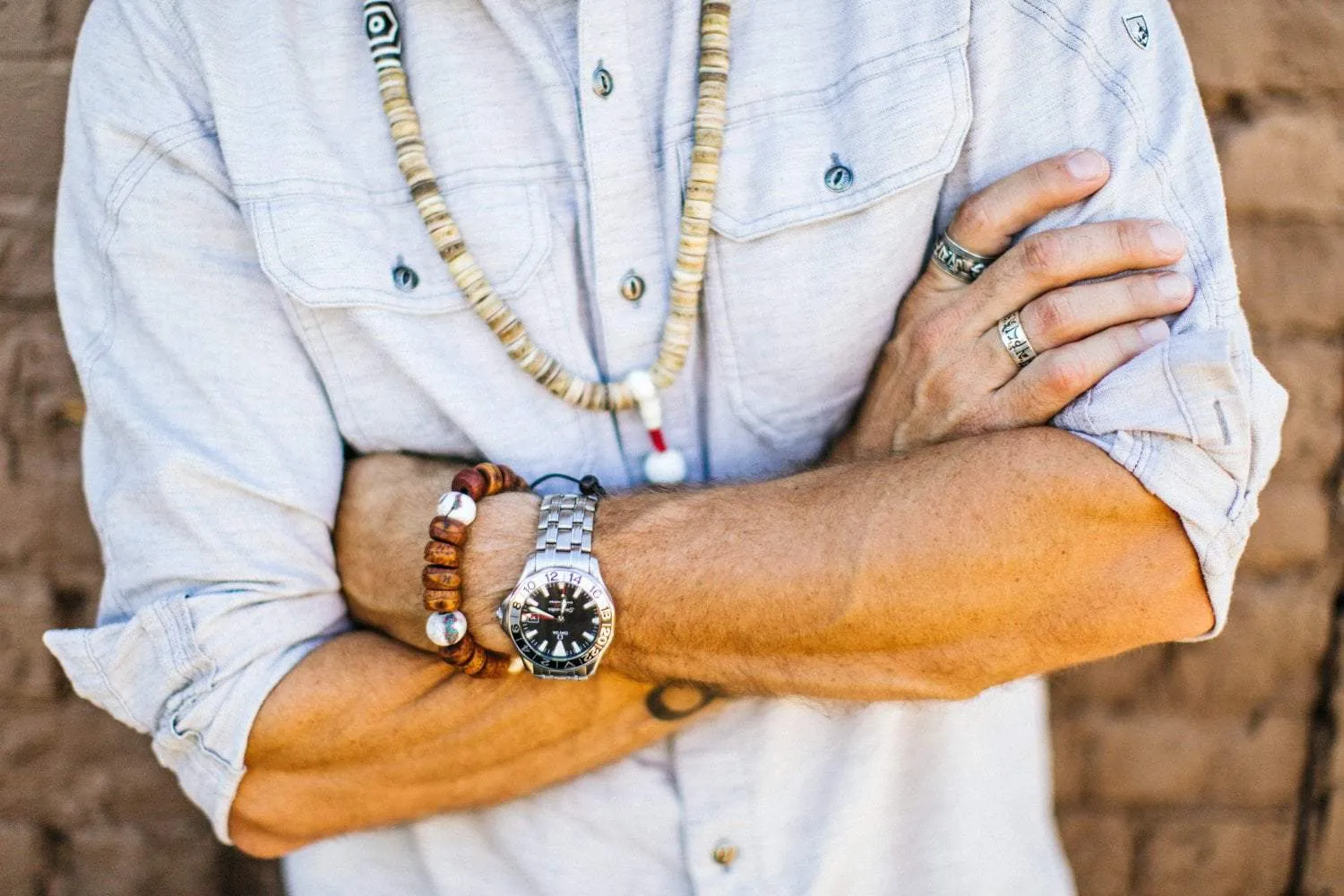 Bold Bodhi and Naga Wrist Mala