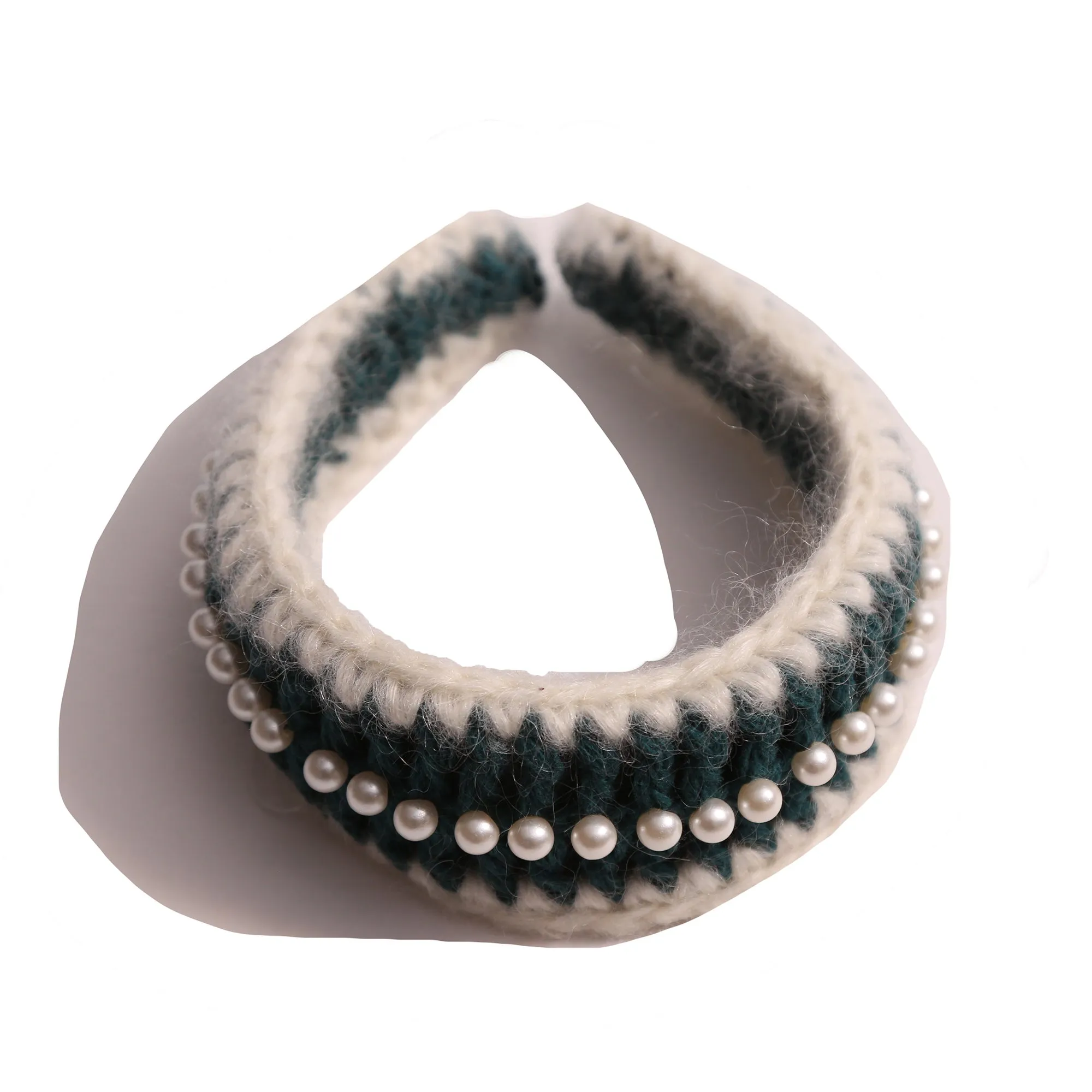 BRITTANY PEARL KNIT HEADBAND