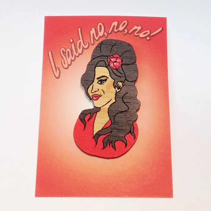 Brooch: Amy Winehouse