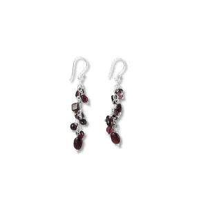 Cascade Garnet Earrings