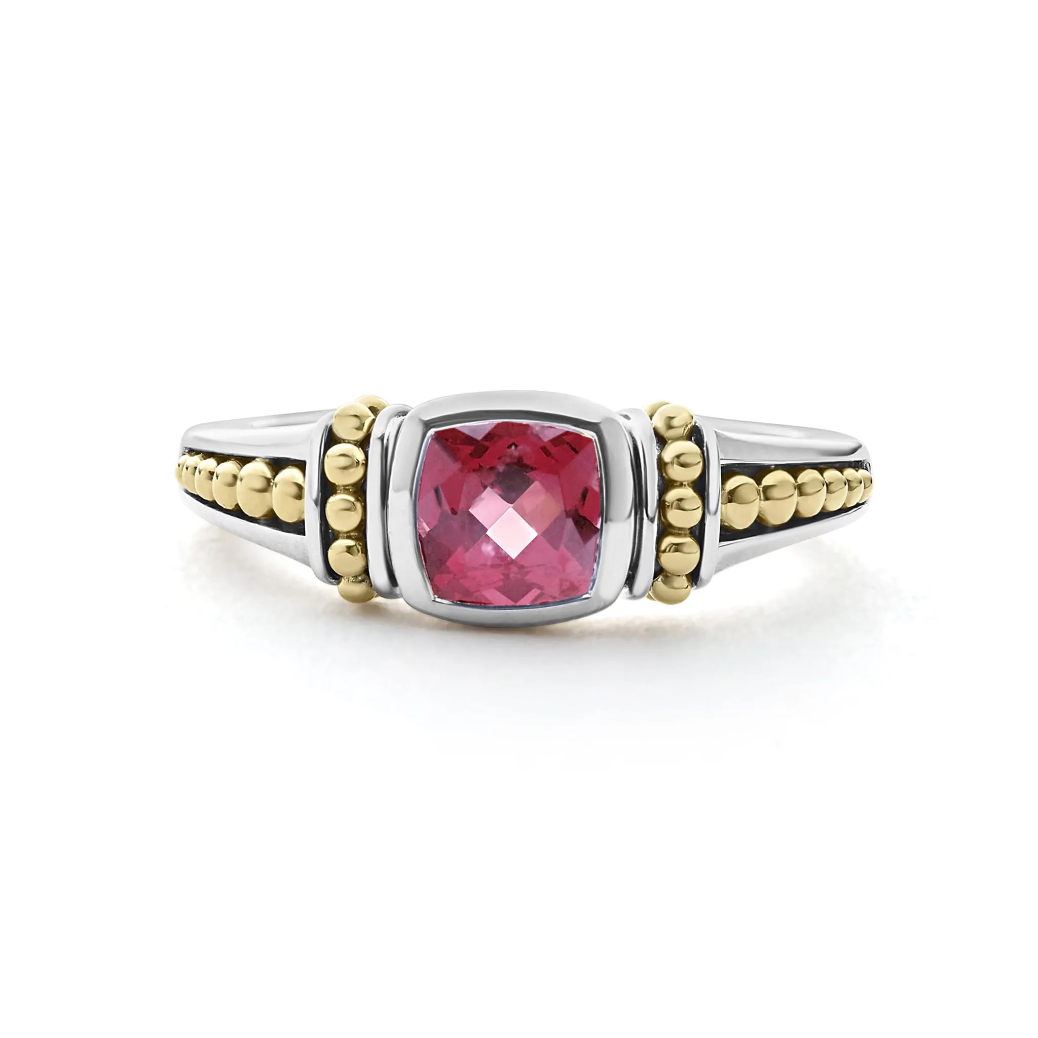 Caviar Color Rhodolite Garnet Ring