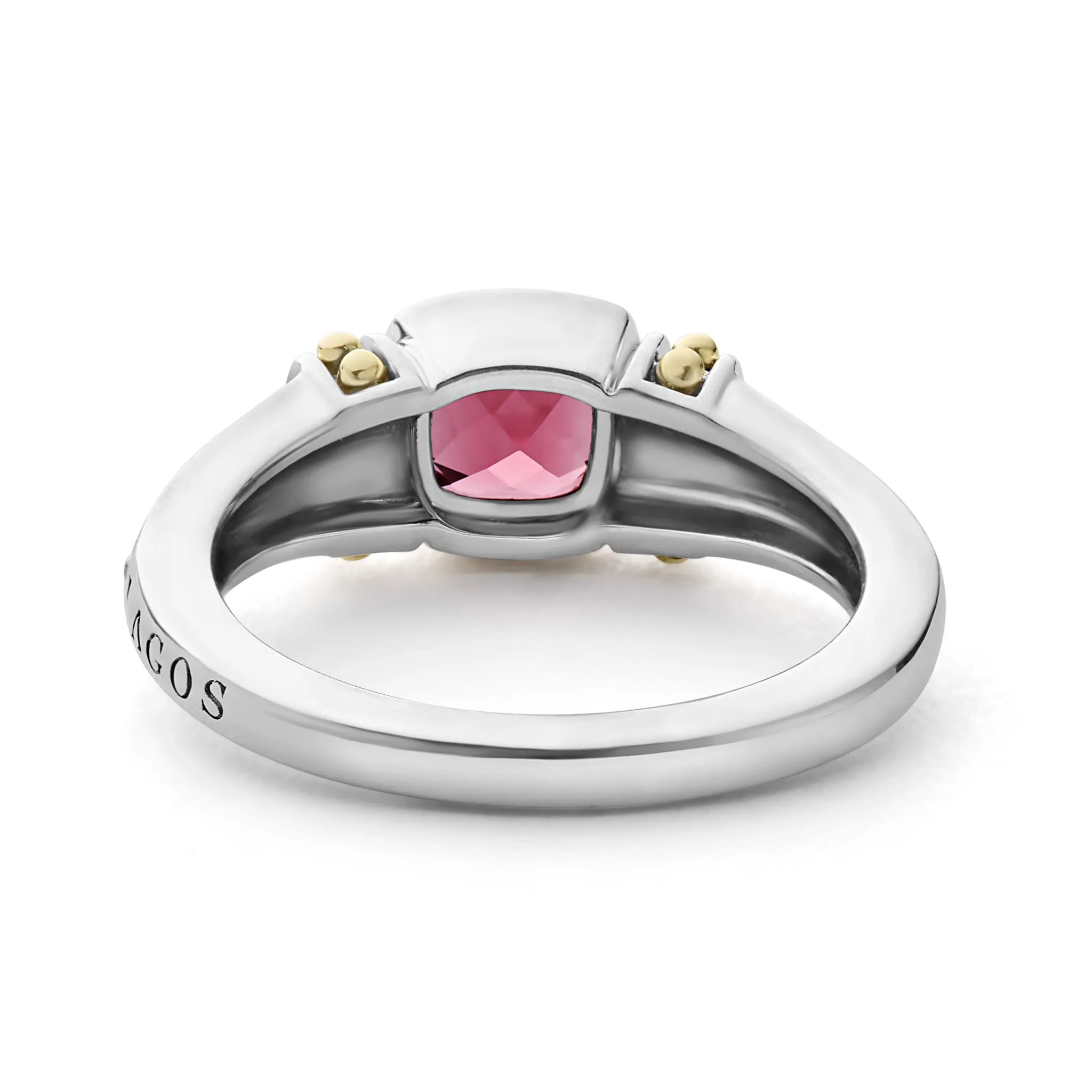 Caviar Color Rhodolite Garnet Ring