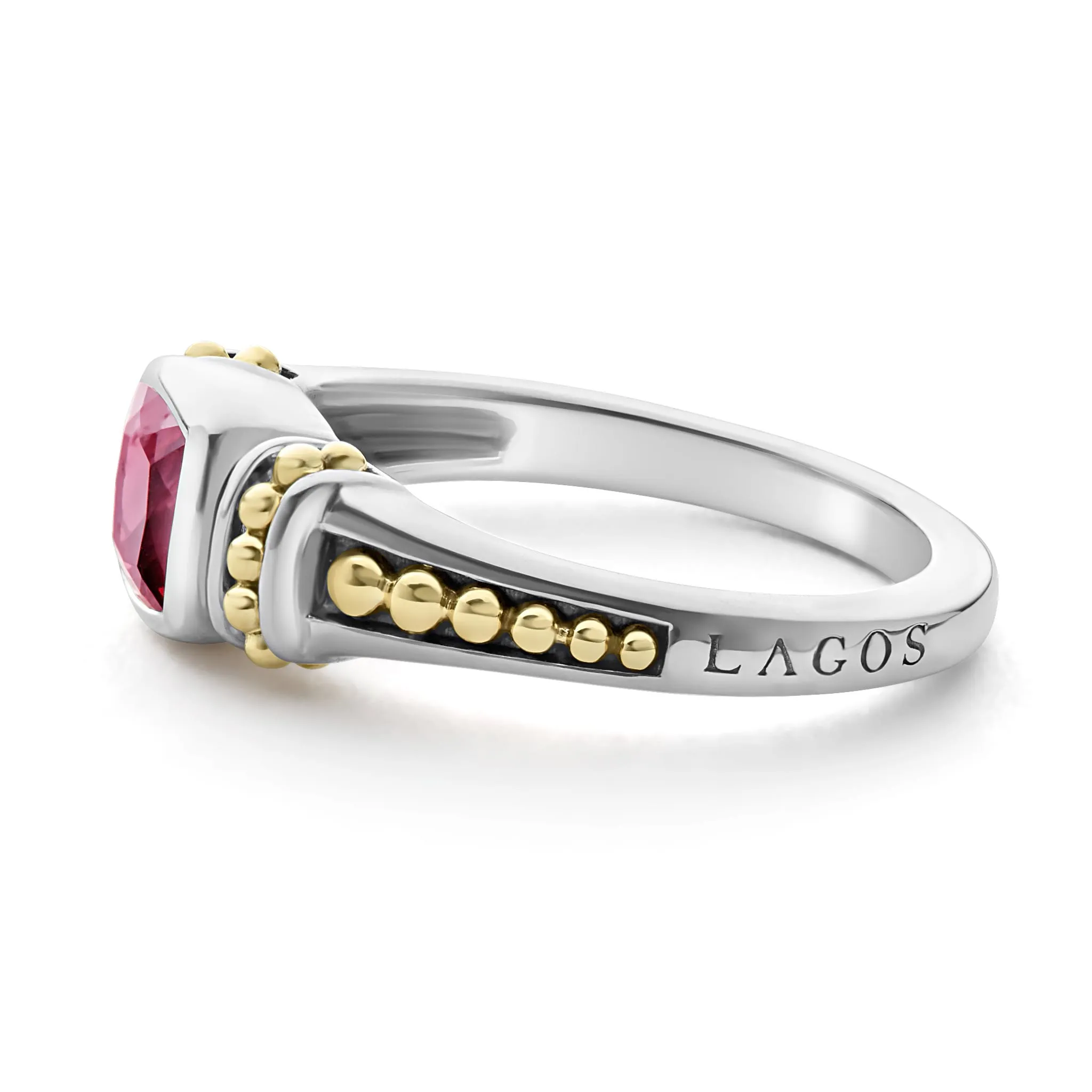 Caviar Color Rhodolite Garnet Ring