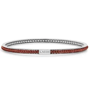 Caviar Icon Garnet Bangle