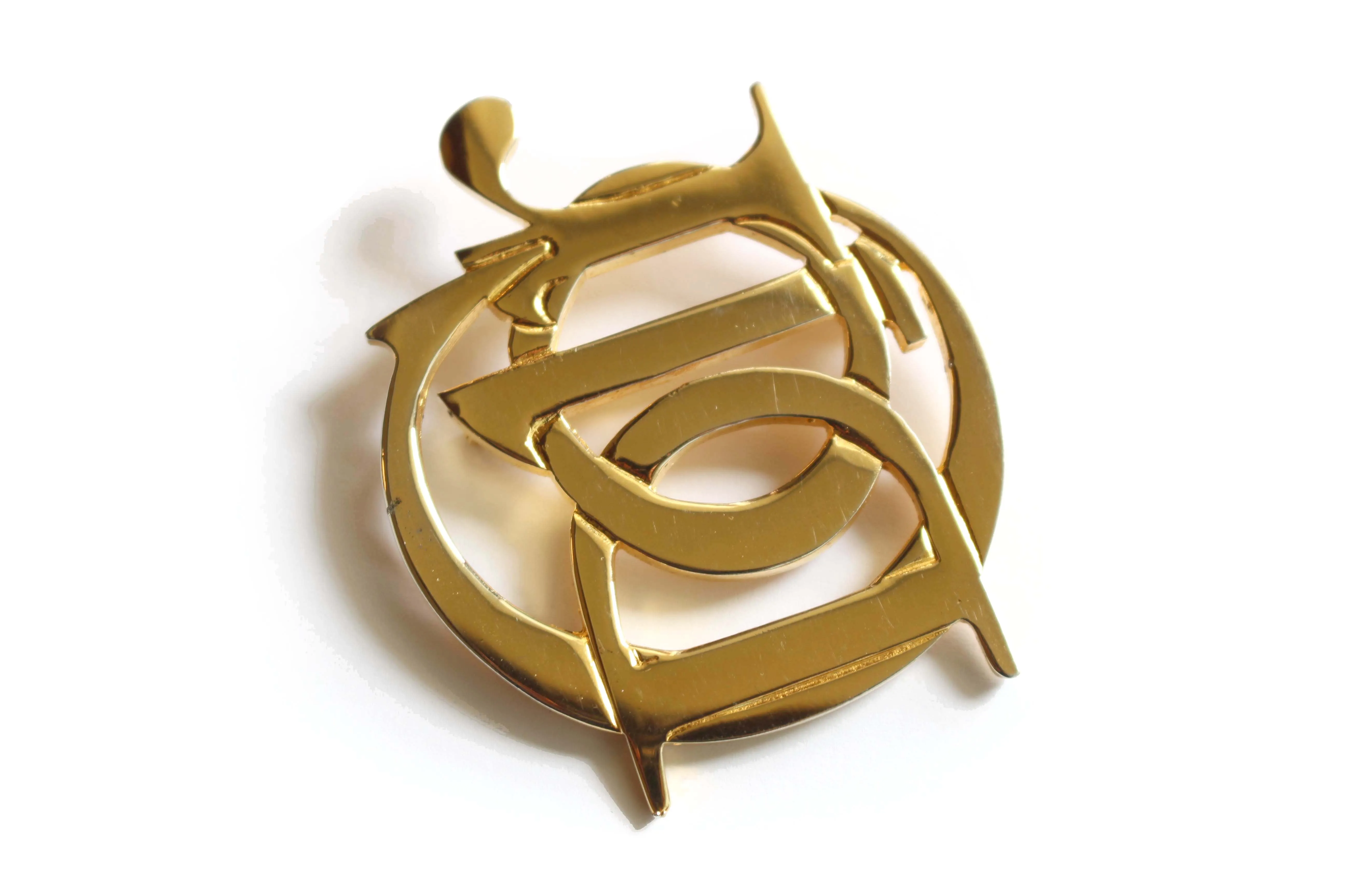 CHRISTIAN DIOR Parfums Logo brooch