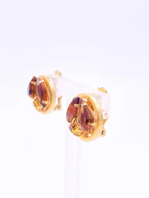 Citrine Stone Earrings