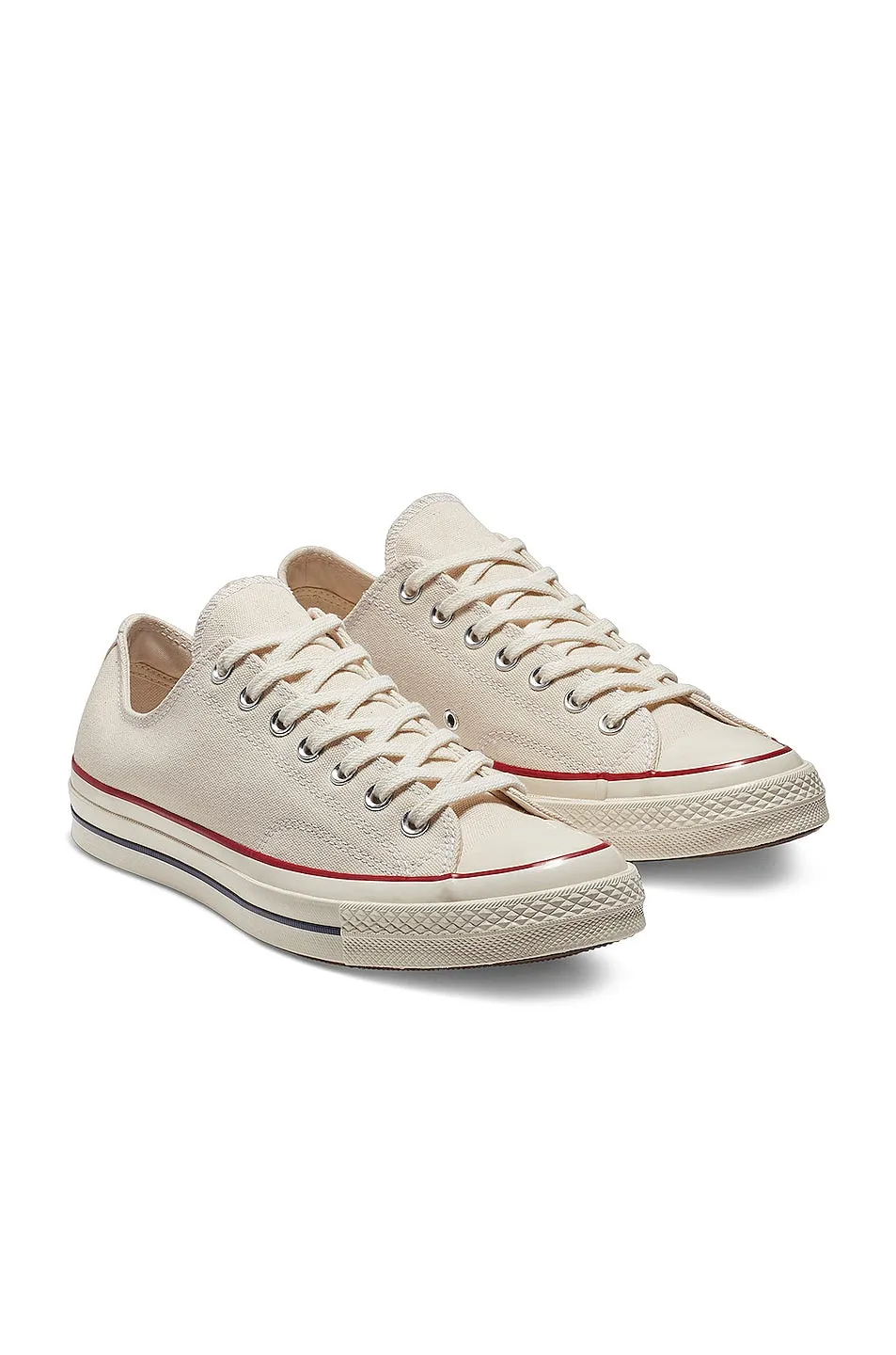 Converse Chuck 70 Ox Sneakers in Parchment, Garnet, & Egret