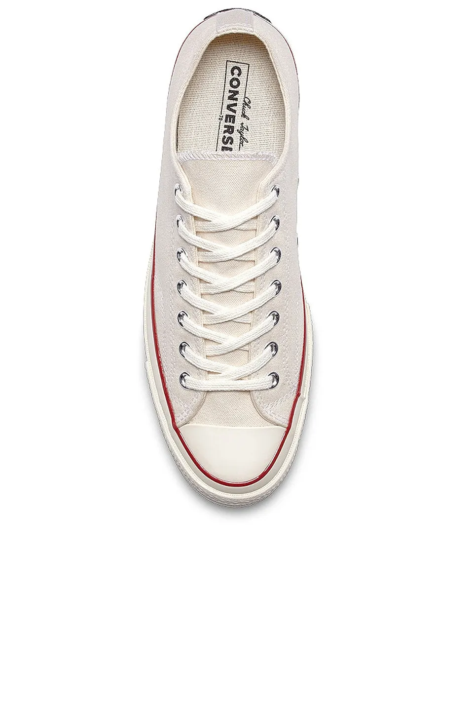 Converse Chuck 70 Ox Sneakers in Parchment, Garnet, & Egret