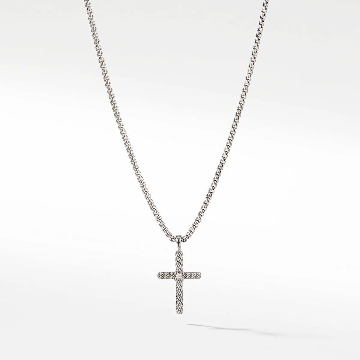 Cross Necklace with Diamond