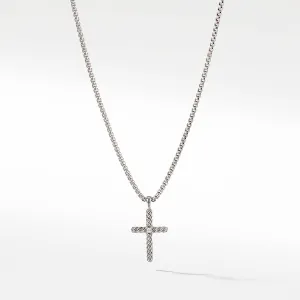 Cross Necklace with Diamond