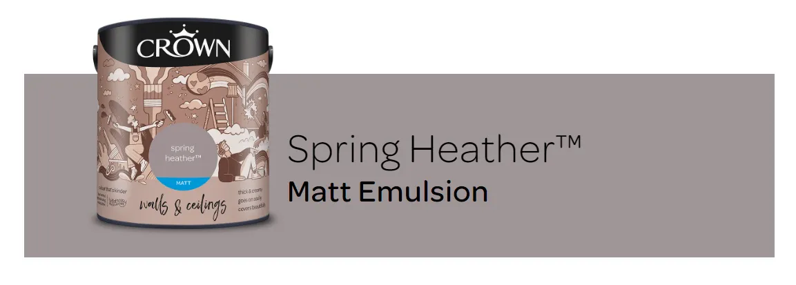 Crown Matt Spring Heather 40ml