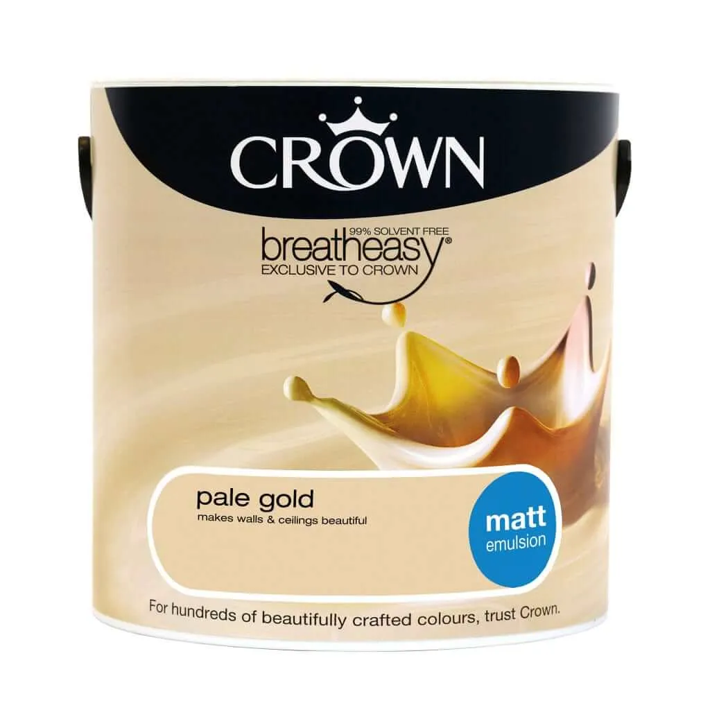 Crown Pale Gold Matt Paint