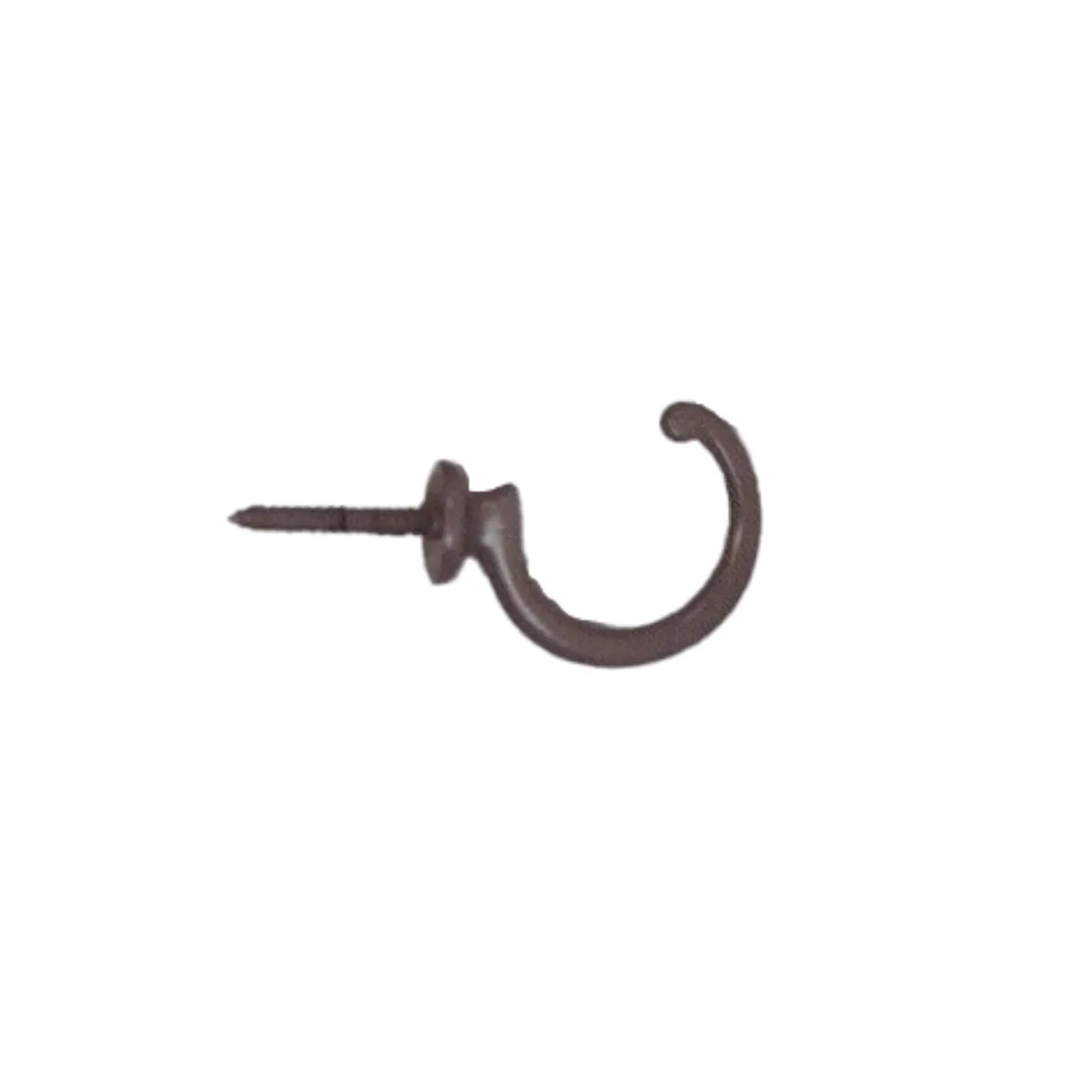 Crown Tieback Hooks (Pair) Grey