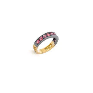 Crownwork Rhodolite Garnet Stacker Band