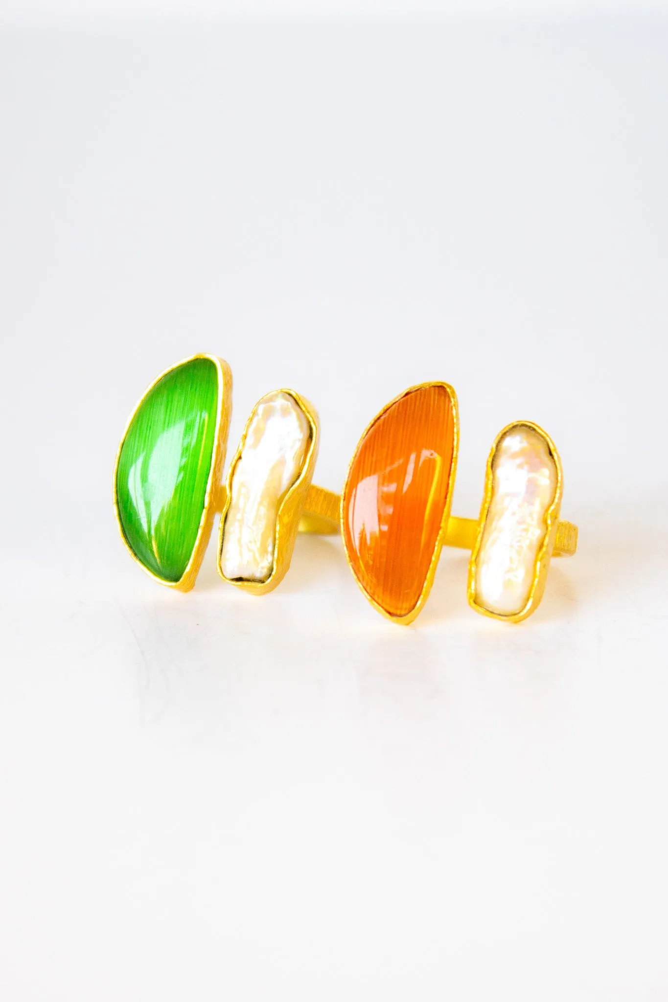 Dasha Pearl & Amber Ring