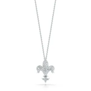 Diamond Fleur de Lis Pendant