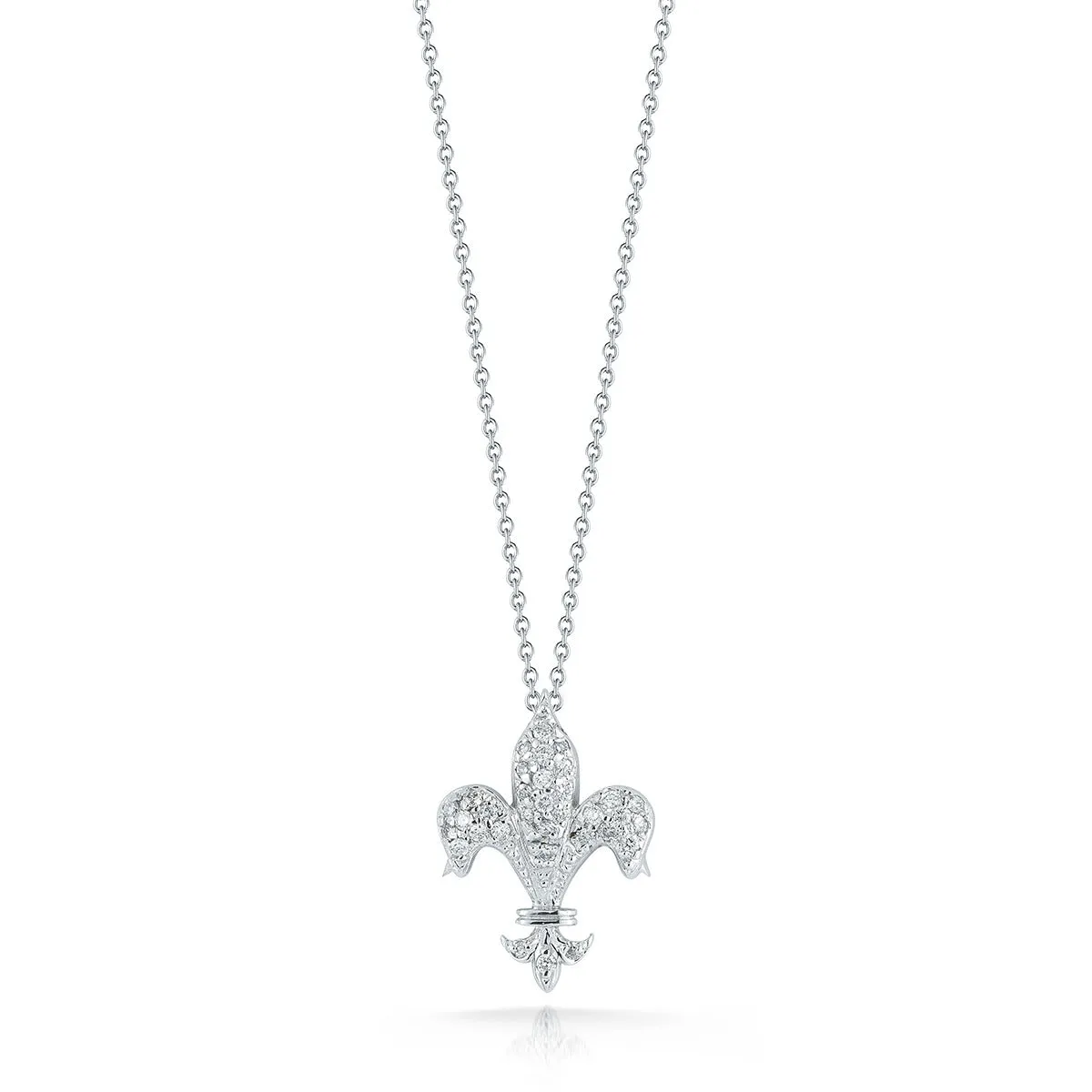 Diamond Fleur de Lis Pendant