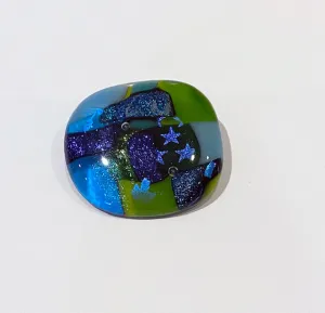 Dichroic Brooch 5