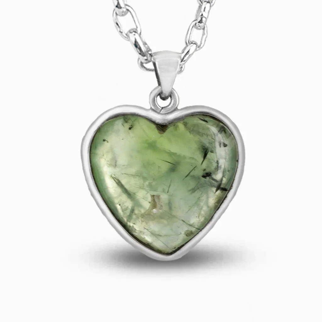 Epidote In Prehnite Necklace