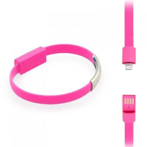 Estone Bracelet Apple USB Cable Coral