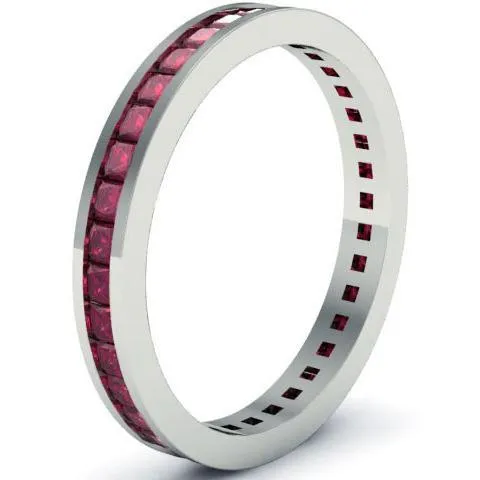 Garnet Eternity Ring