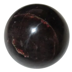 Garnet Sphere Life of Luxury Deep Red Wine Gemstone Crystal Ball