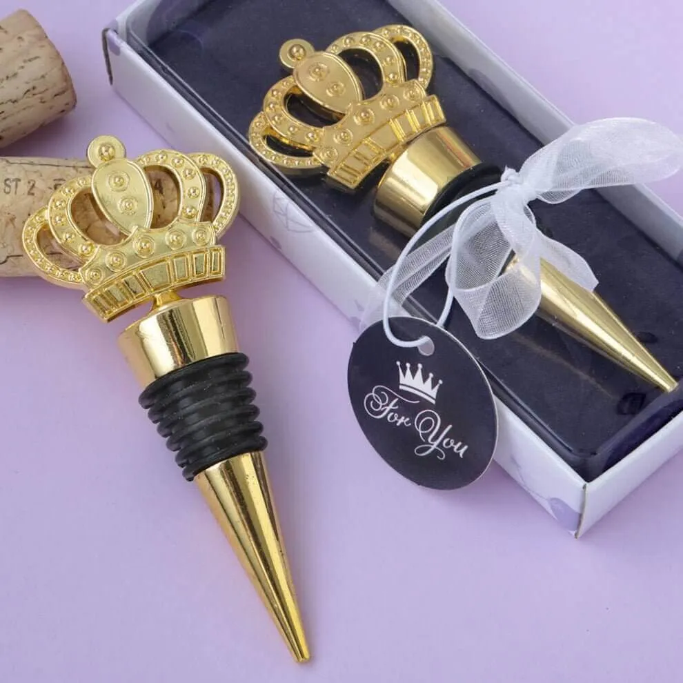 Gold Crown Bottle Stopper