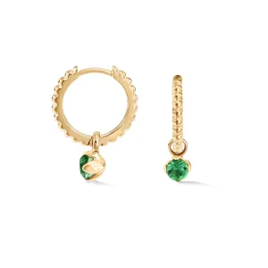 Green Garnet  Orissa Hoops