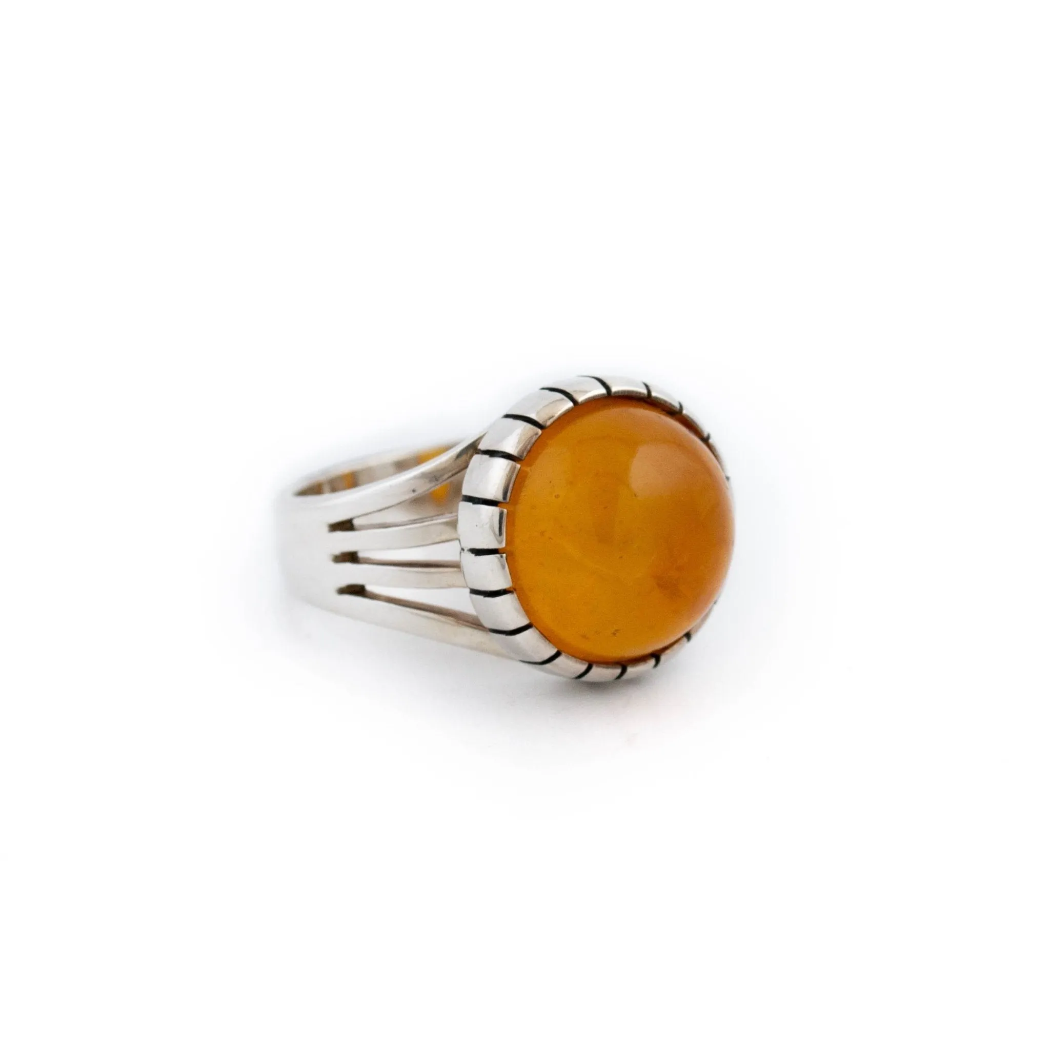 Humble Baltic Amber Ring