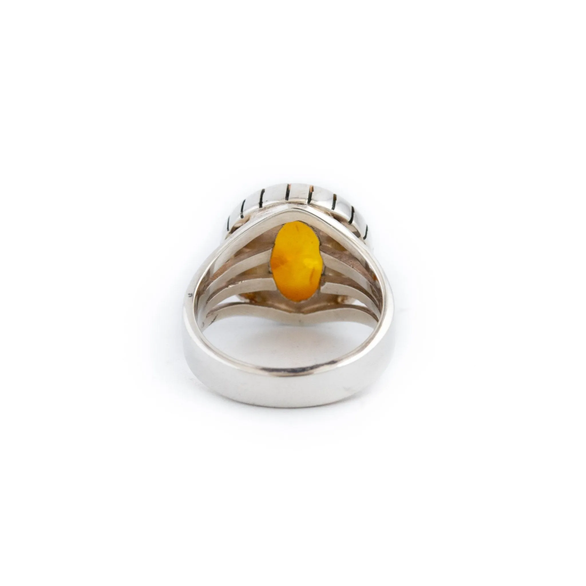 Humble Baltic Amber Ring