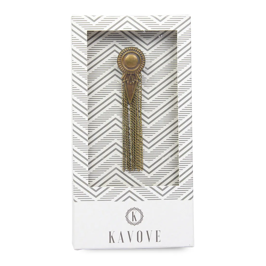 Kavove Honor Halo Golden Colour Brooch