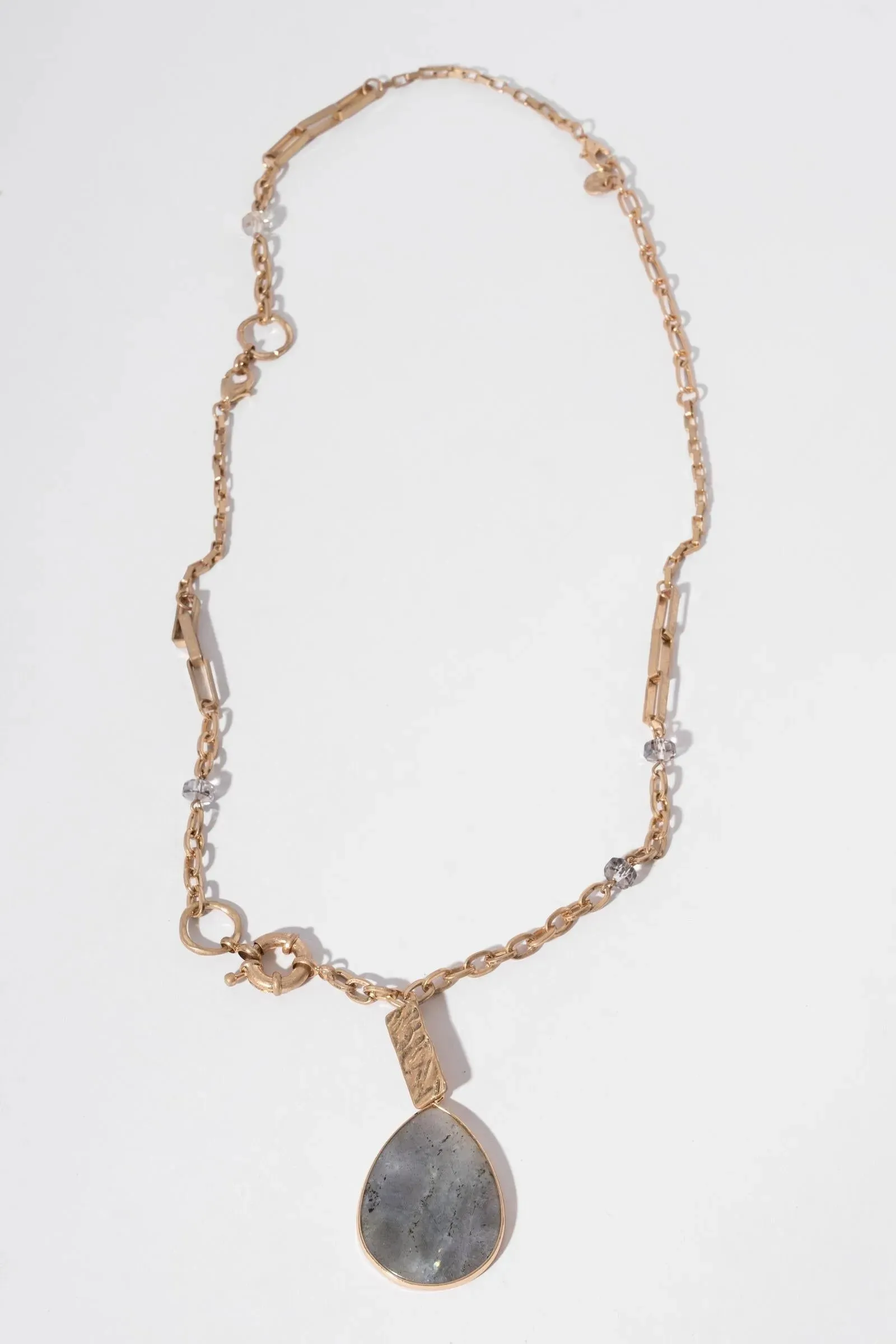 Long Chain Pendant Drop Necklace