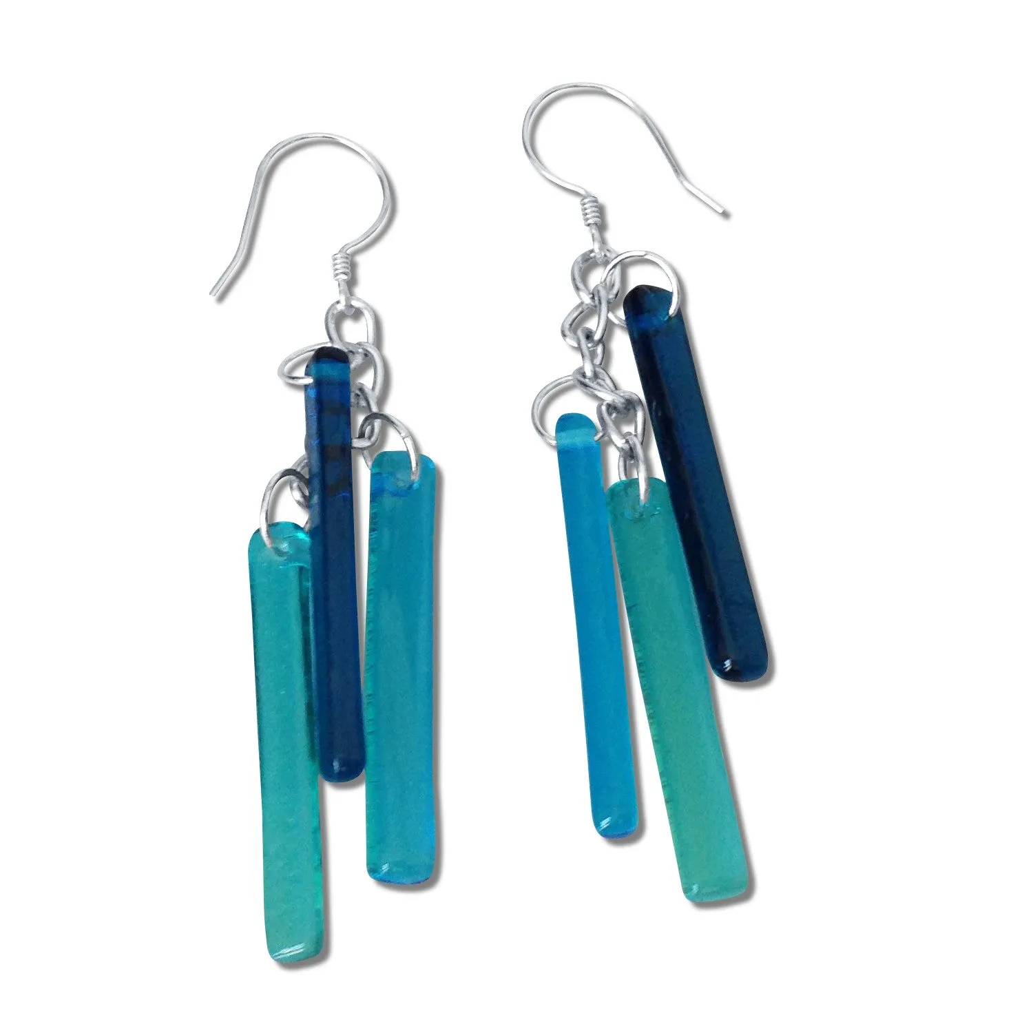 LTRAC Glass Earrings - Green