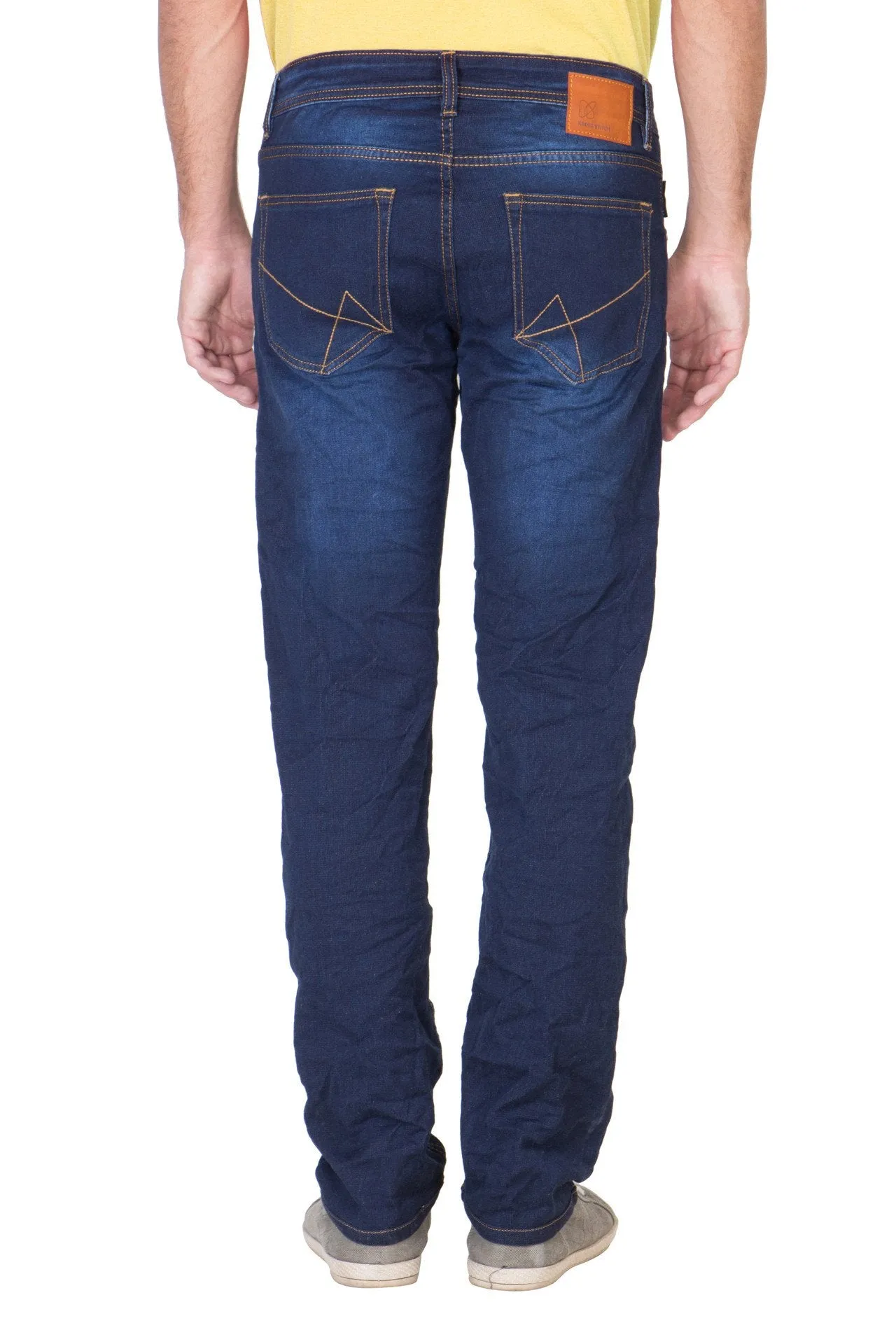 Men's Slim Fit Denim Dark Blue Jeans