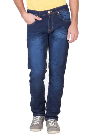 Men's Slim Fit Denim Dark Blue Jeans