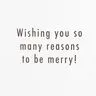 Merry Fa La La Wishes Packaged Christmas Cards, Set of 5