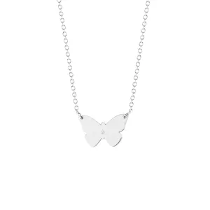 Mini Diamond Butterfly Necklace