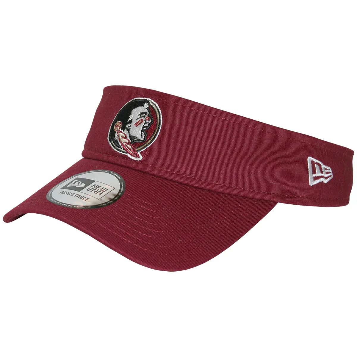 New Era Seminole Logo Adjustable Visor - Garnet