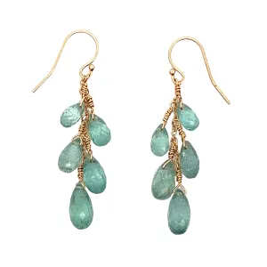 Ocean Kyanite Cascade Earrings