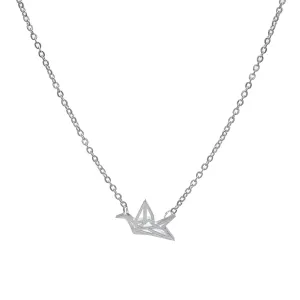 Origami Crane Necklace