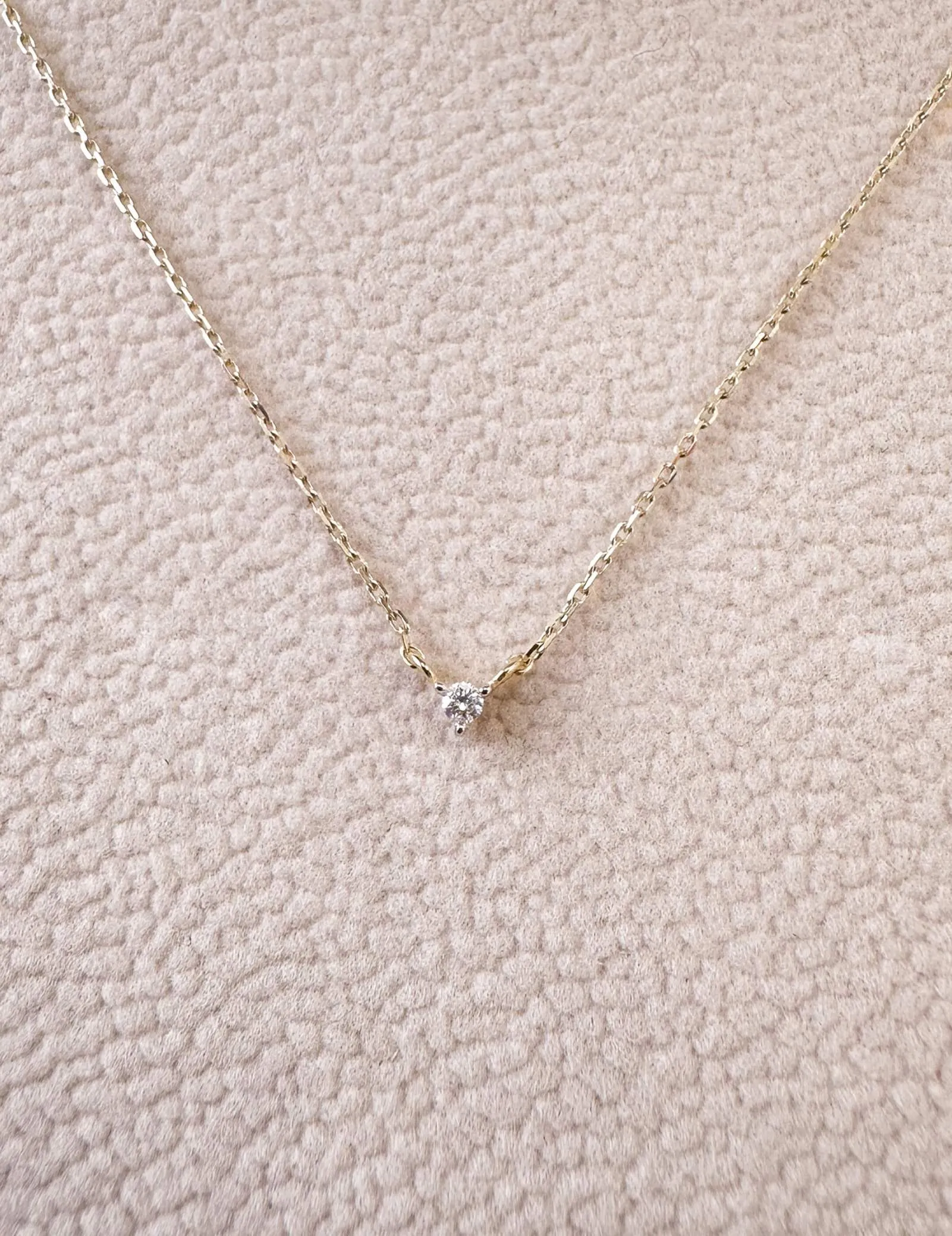 Petite Diamond Necklace - Single