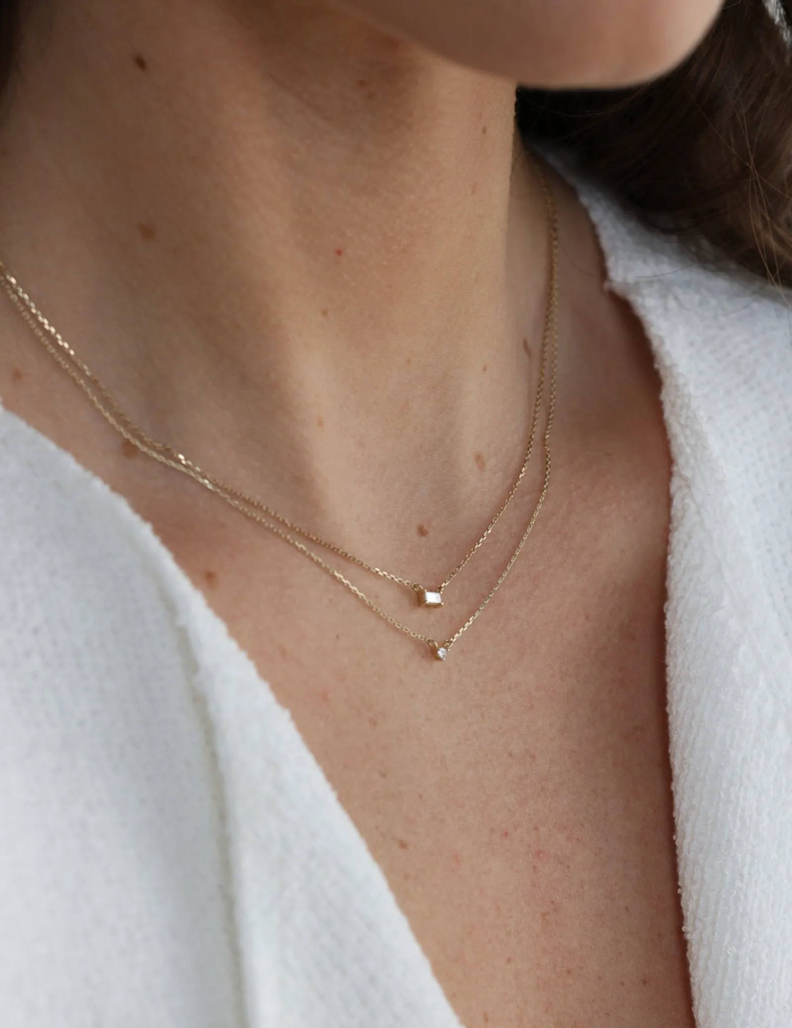 Petite Diamond Necklace - Single