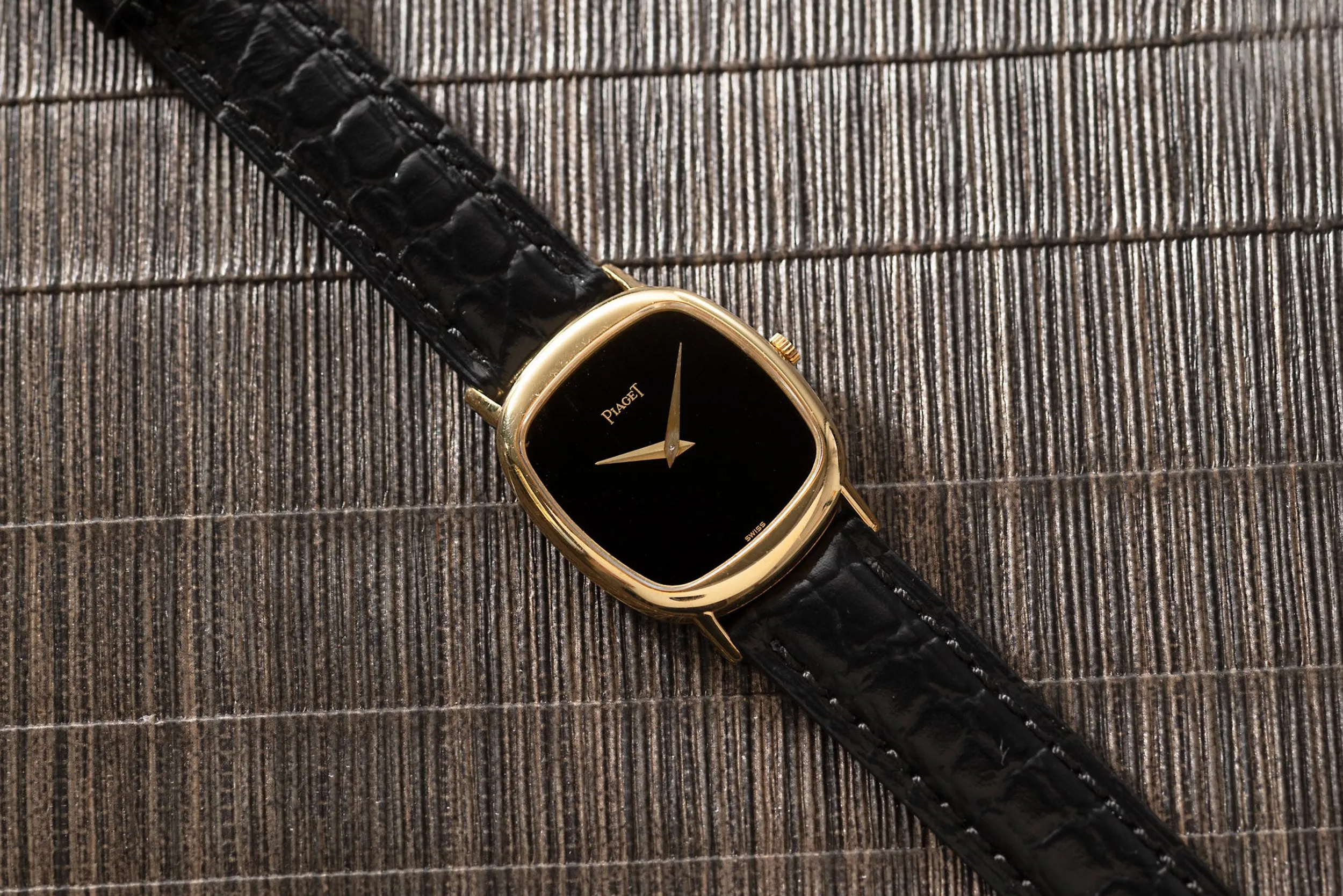 Piaget 'Onyx' Ellipse Dress Watch